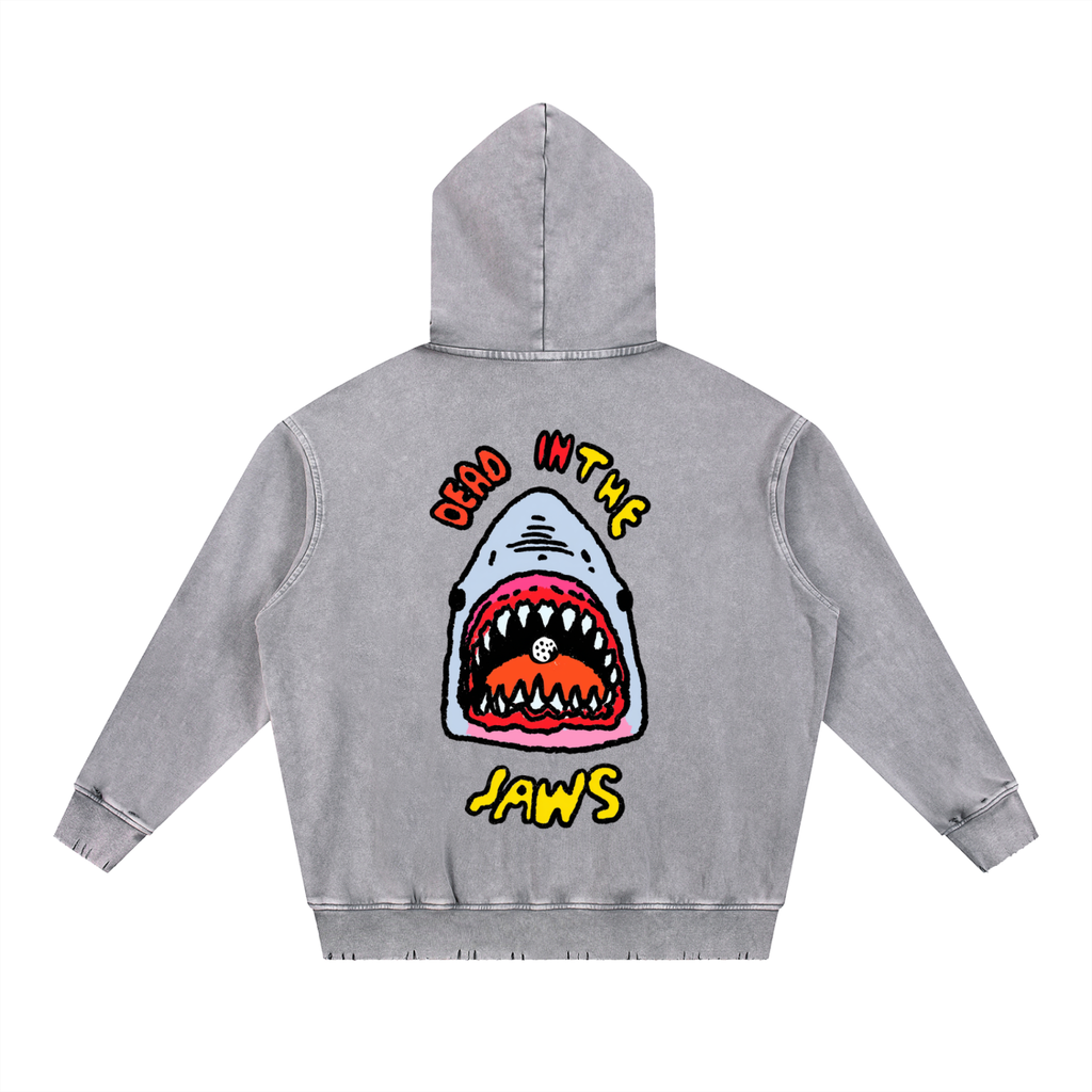 Dead in the Jaws Heavyweight Golf Hoodie - Hoodie -