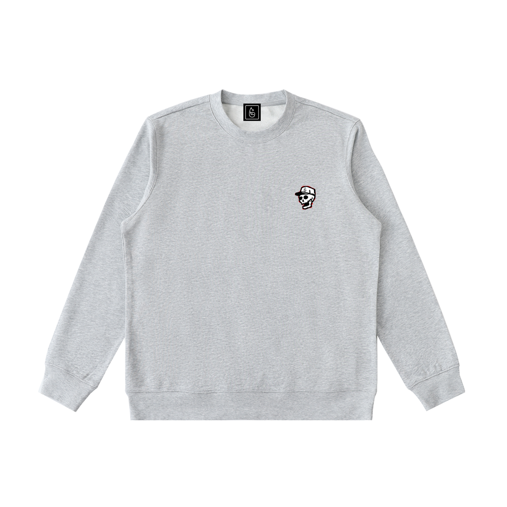 Skullmaster 2000 Crewneck Sweatshirt - Sweatshirt - Flower Gray