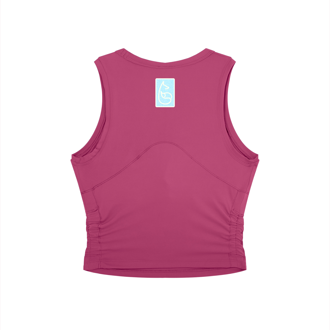 Bandit Crewneck Athletic Tank Top - Tank Top - Rose Red