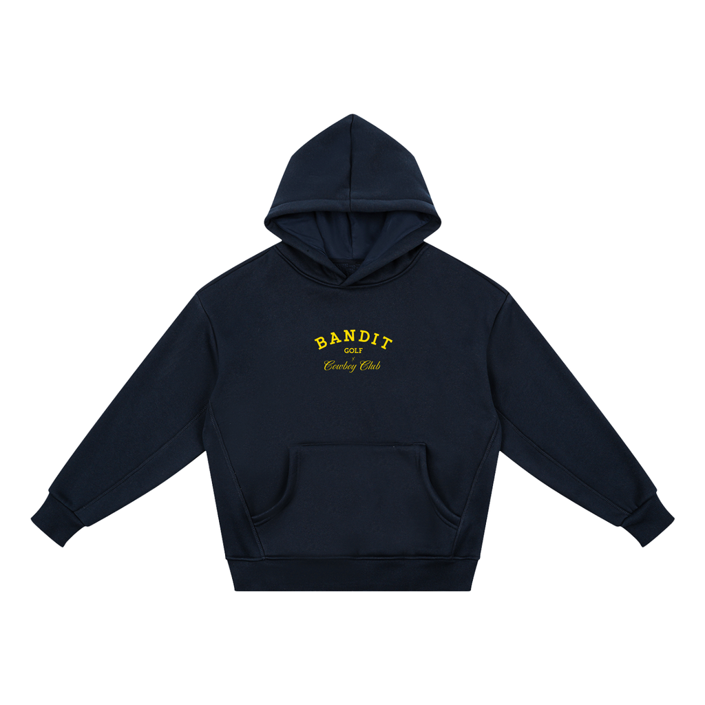 Bandit Golf & Cowboy Club Youth Fleeced Hoodie - Hoodie - Navy Blue