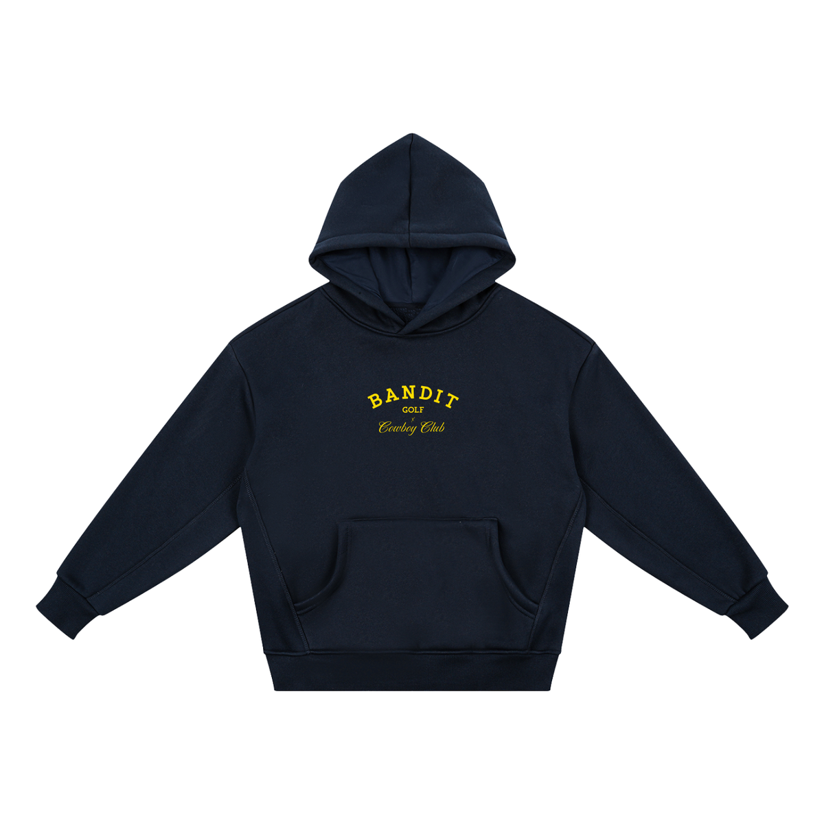 Bandit Golf & Cowboy Club Youth Fleeced Hoodie - Hoodie - Navy Blue