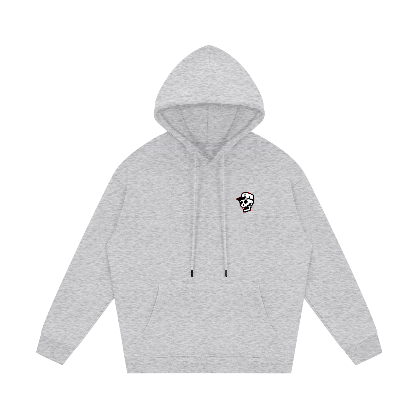 Skullmaster 2000 Fleeced Golf Hoodie - Hoodie - Flower Gray