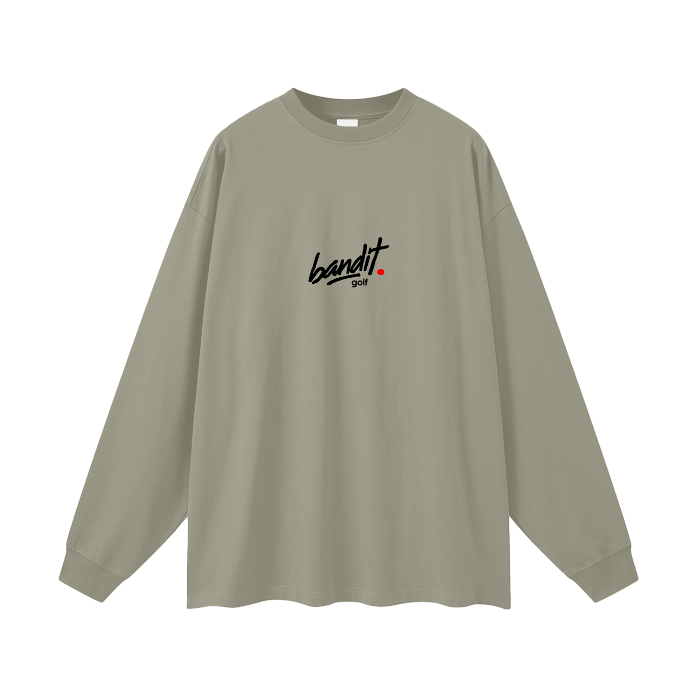 Not An Addiction Long Sleeve Graphic T-Shirt - Long Sleeve - Gray Green