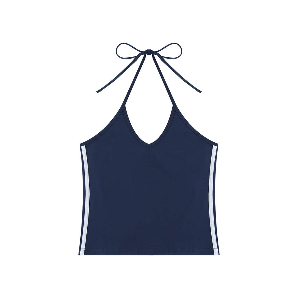 bb Halter Training Cropped Tank - -