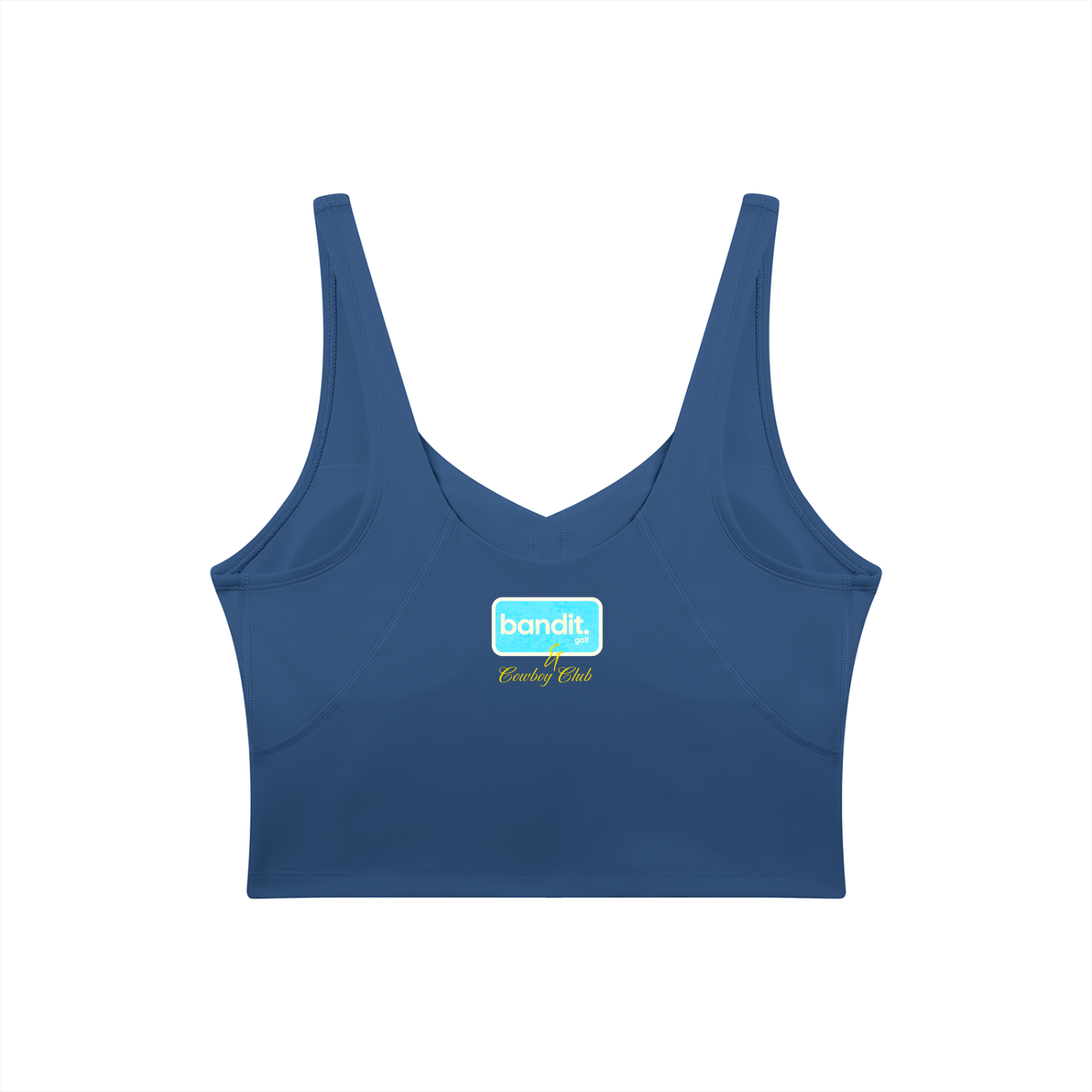 Women's V-Neck Bandit Golf & Cowboy Club Sports Bra - Sports Bra -