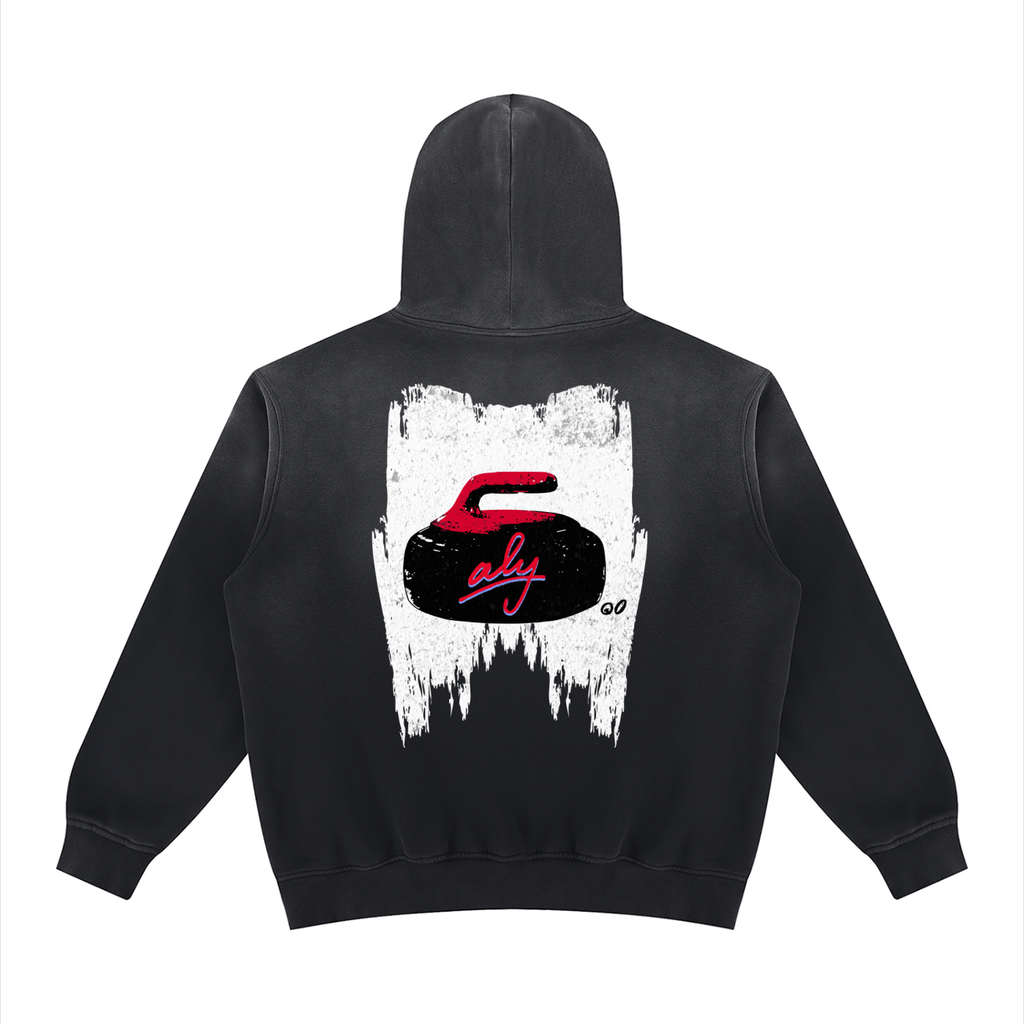 For Aly Vintage Washed Fleece Hoodie - Hoodie -