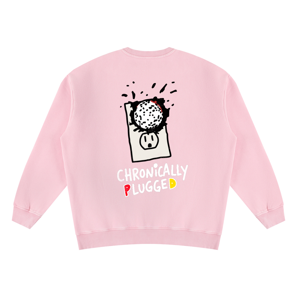 Chronically Plugged Vintage Washed Sweatshirt