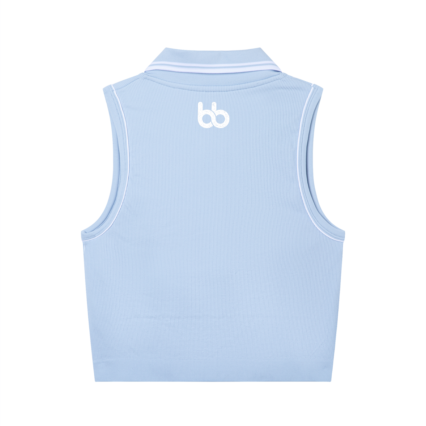The Palmetto Tank Polo - Polo - Blue with White