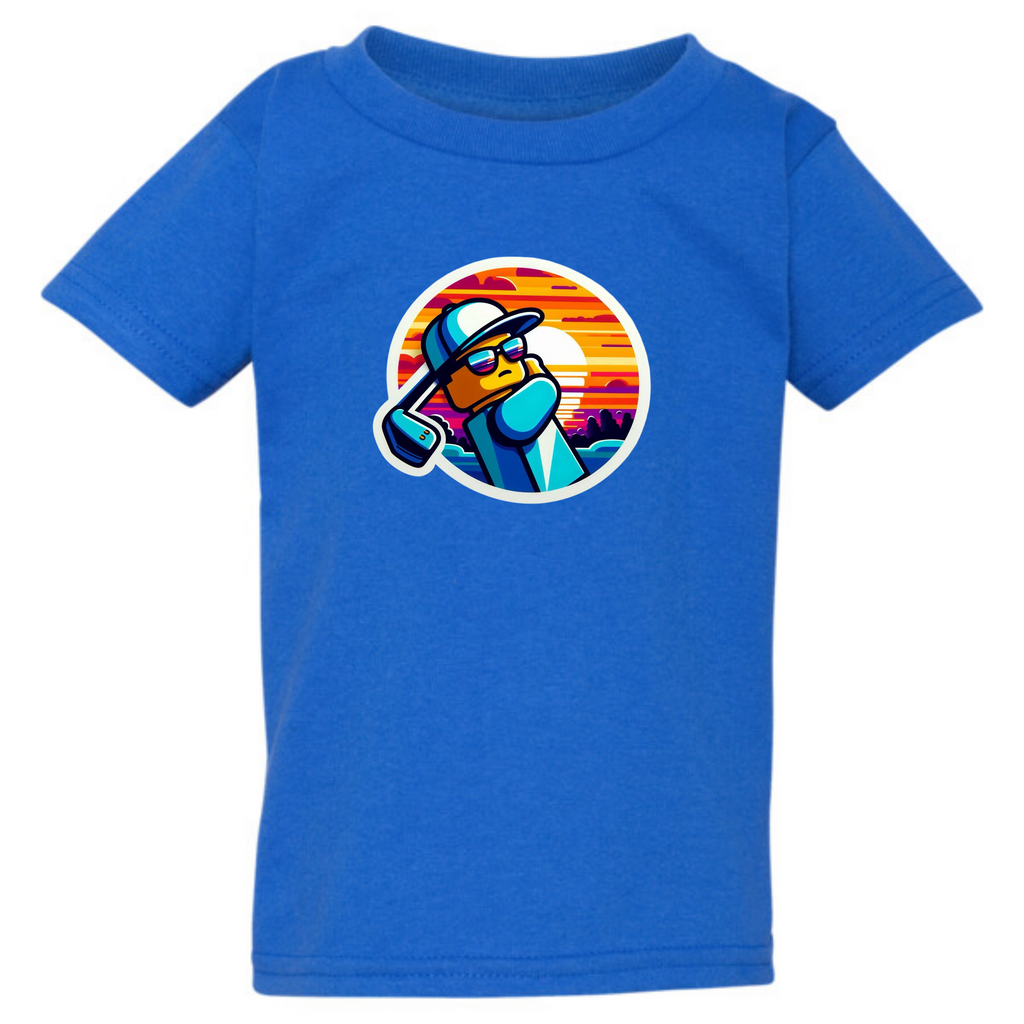 Sunset Golf Toddler Tee - T-Shirt -