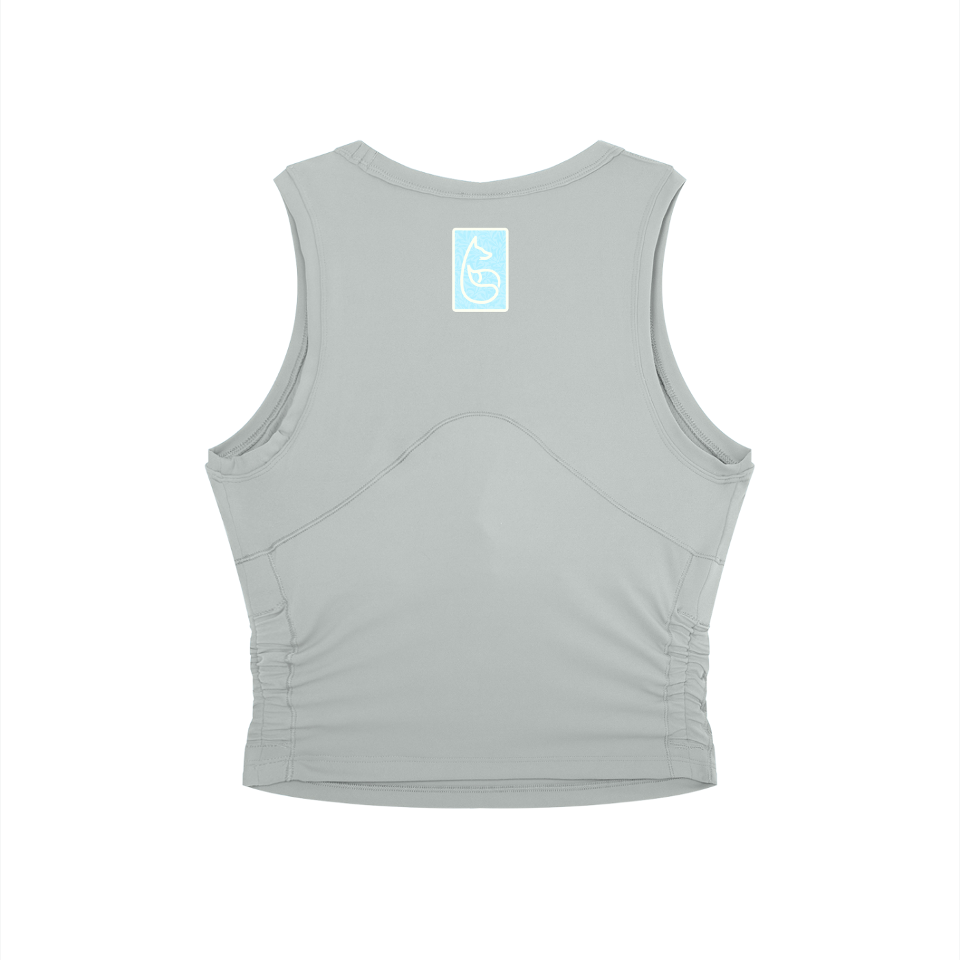 Bandit Crewneck Athletic Tank Top - Tank Top - Light Gray