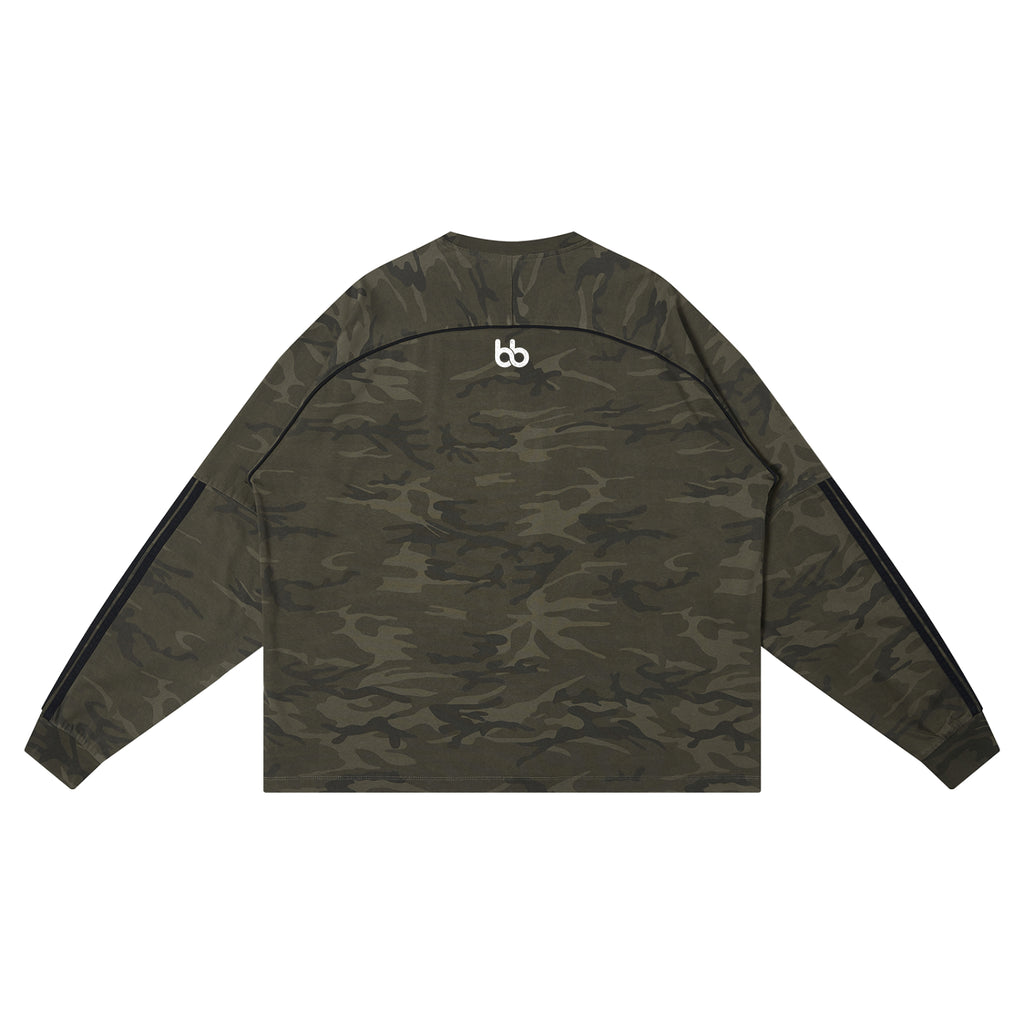 Prov1sional Oversized Camo Long Sleeve - Long Sleeve - Army Green Camo
