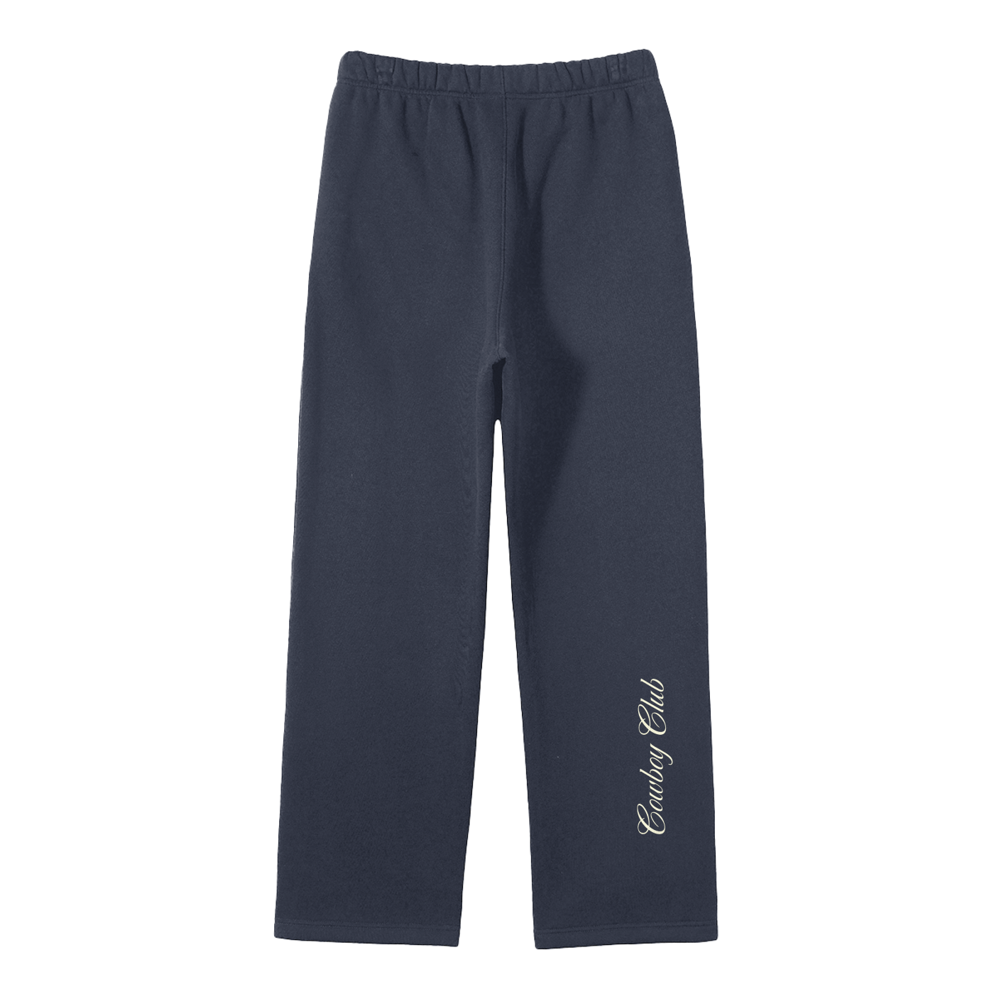 Cowboy Club Fleeced Straight Leg Pants - Sweatpants -