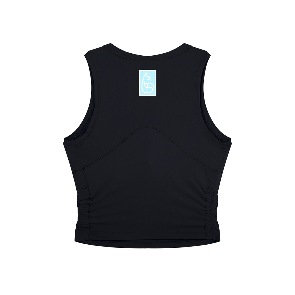Bandit Crewneck Athletic Tank Top - Tank Top - Black