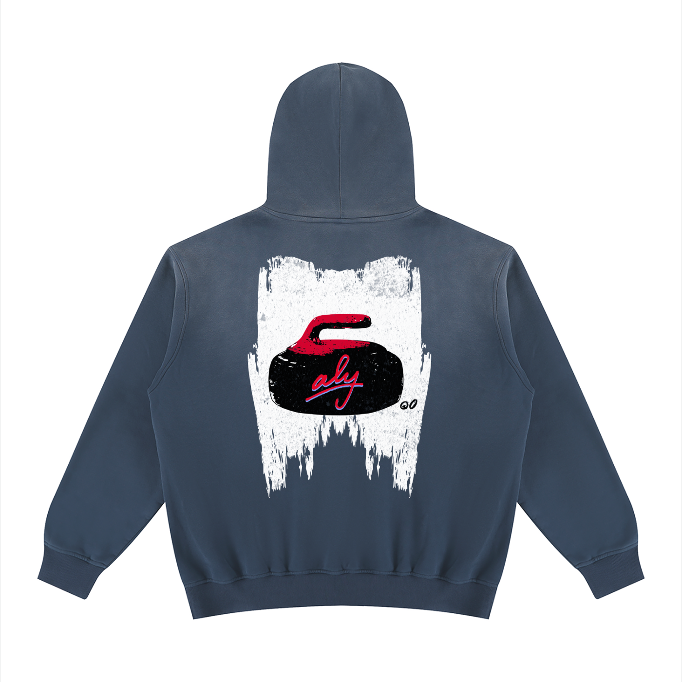 For Aly Vintage Washed Fleece Hoodie