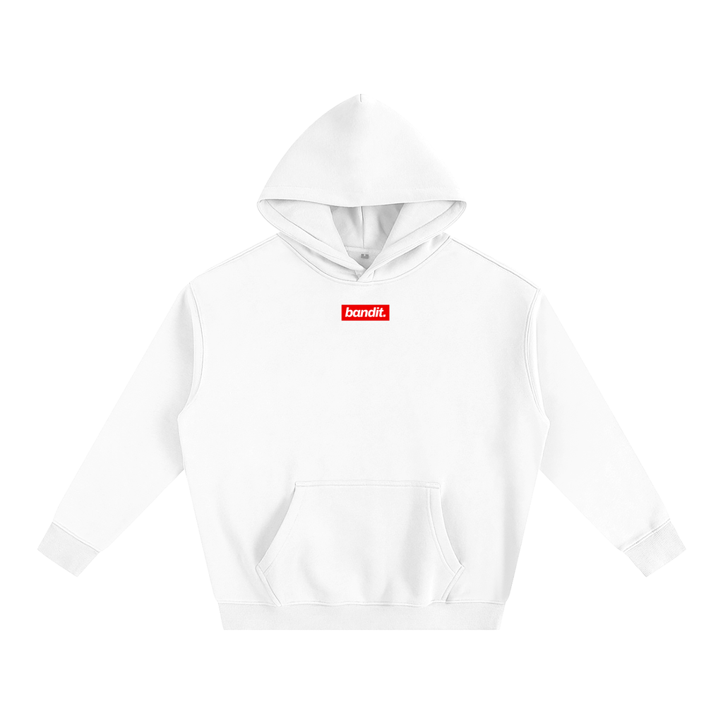 FORE RIGHT Fleeced Hoodie - Hoodie - White