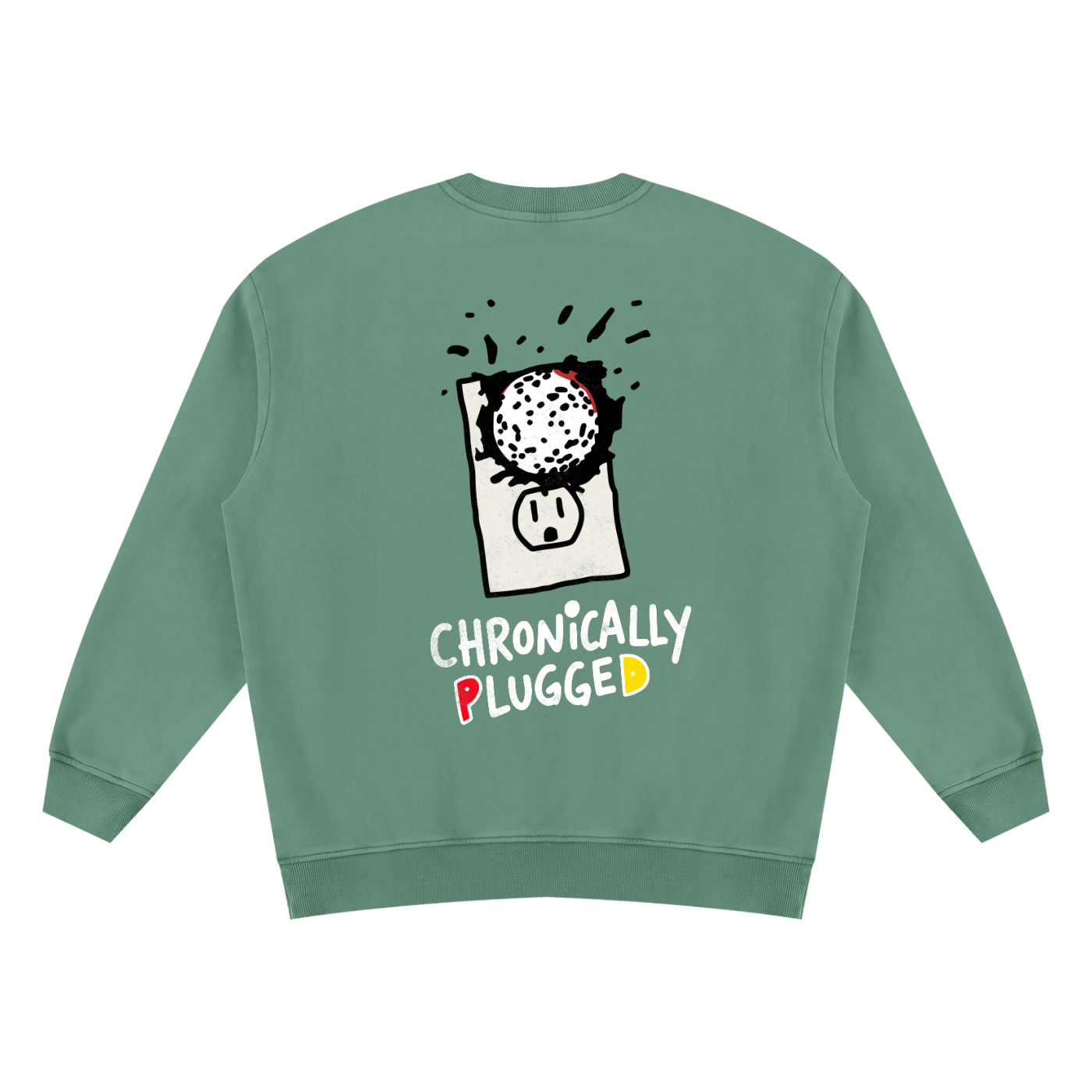 Chronically Plugged Vintage Washed Sweatshirt
