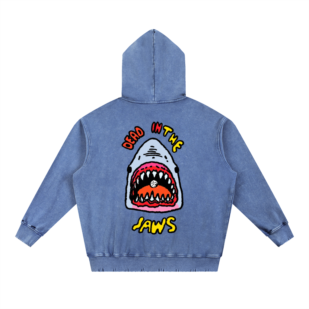 Dead in the Jaws Heavyweight Golf Hoodie - Hoodie -