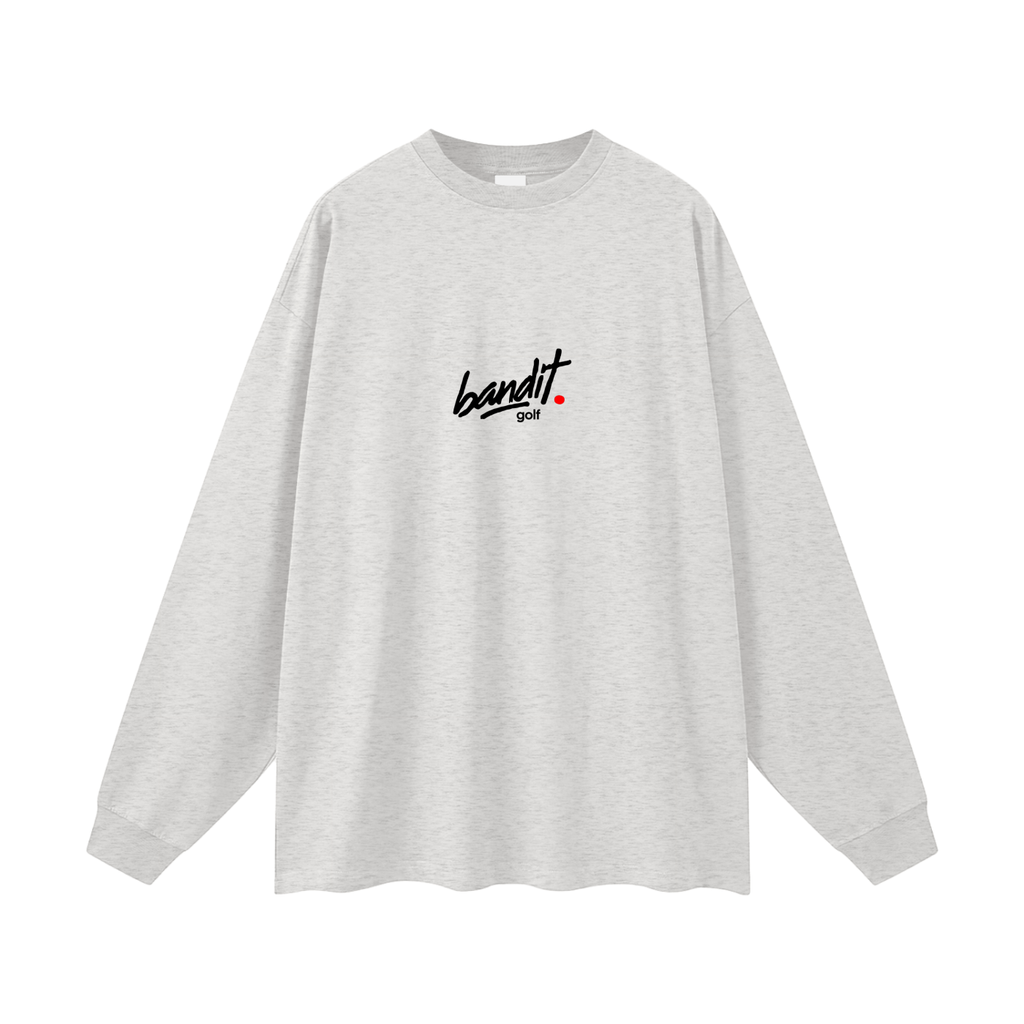 Not An Addiction Long Sleeve Graphic T-Shirt - Long Sleeve - Oat Gray