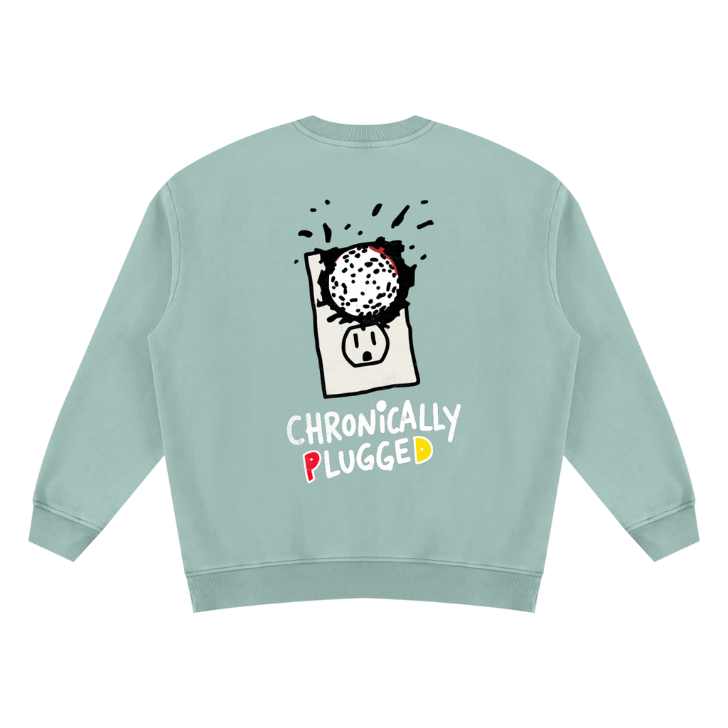 Chronically Plugged Vintage Washed Sweatshirt