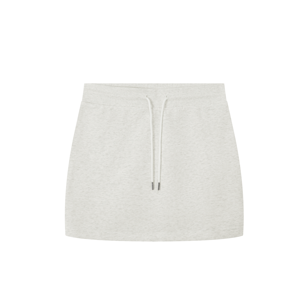Essential Drawstring Skirt - Skirt - Oat Gray