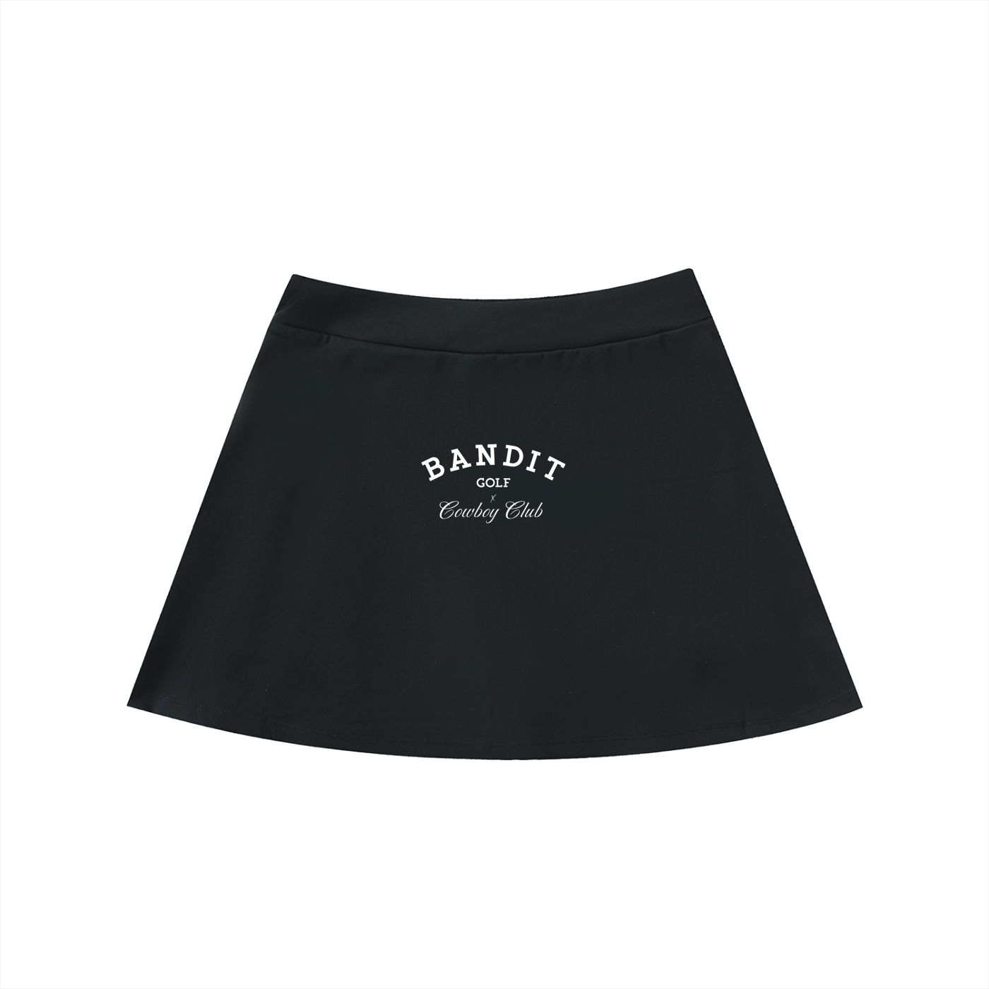 High-Waist Pocketed Cowboy Club Golf Skirt