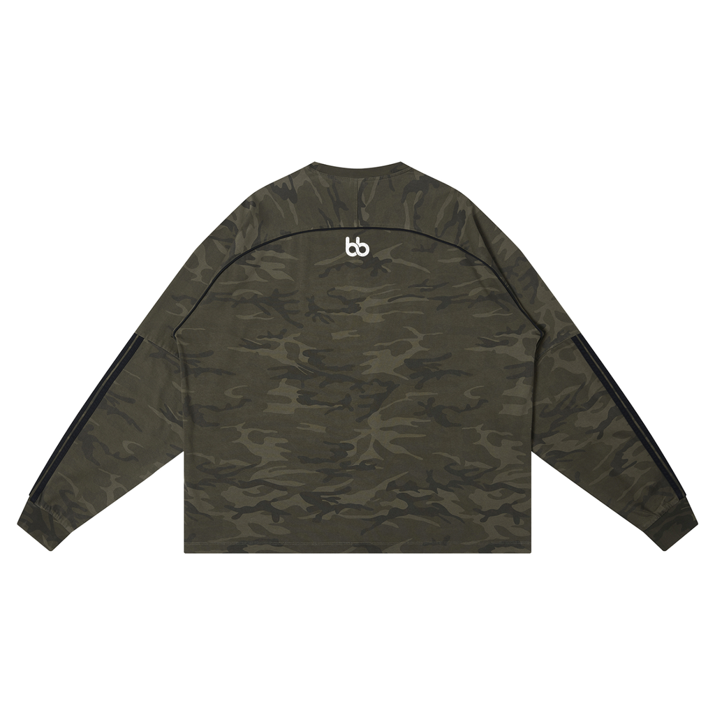 Natural Hazard Oversized Camo Long Sleeve - Long Sleeve -