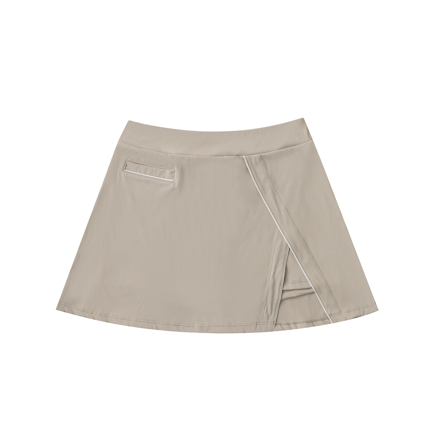 High-Waist Pocketed Cowboy Club Golf Skirt