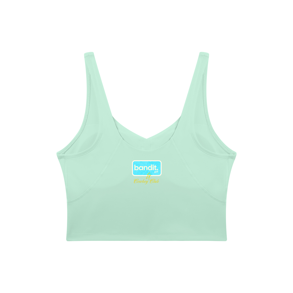 Women's V-Neck Bandit Golf & Cowboy Club Sports Bra - Sports Bra -