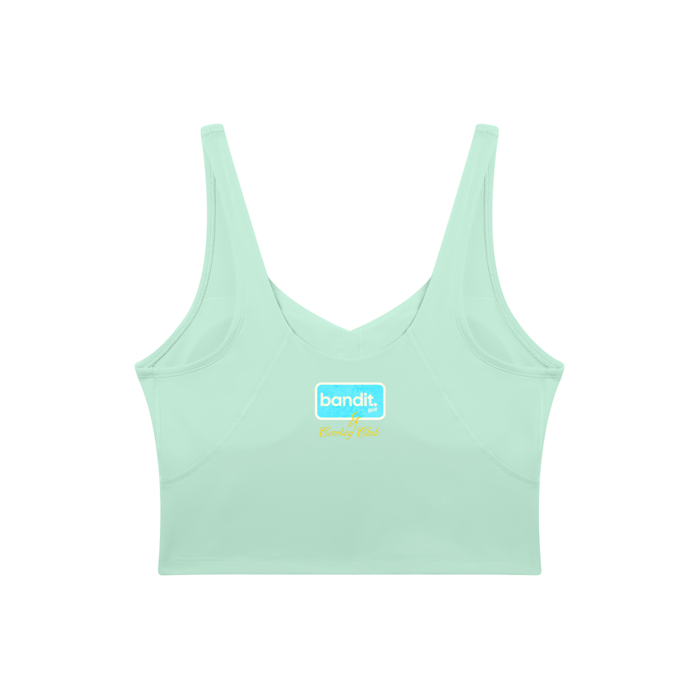 Women's V-Neck Bandit Golf & Cowboy Club Sports Bra - Sports Bra -