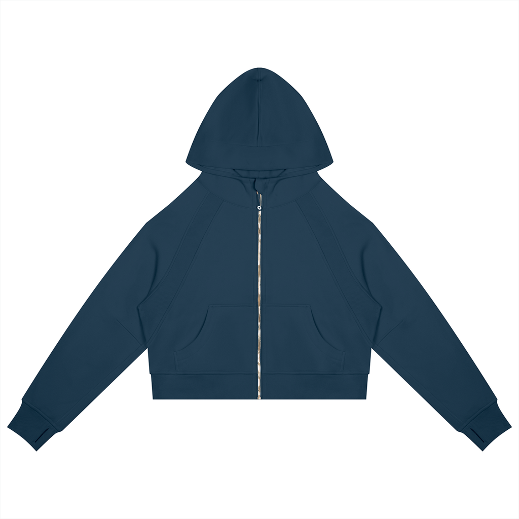 Athletic Cropped bb Hoodie - Hoodie -