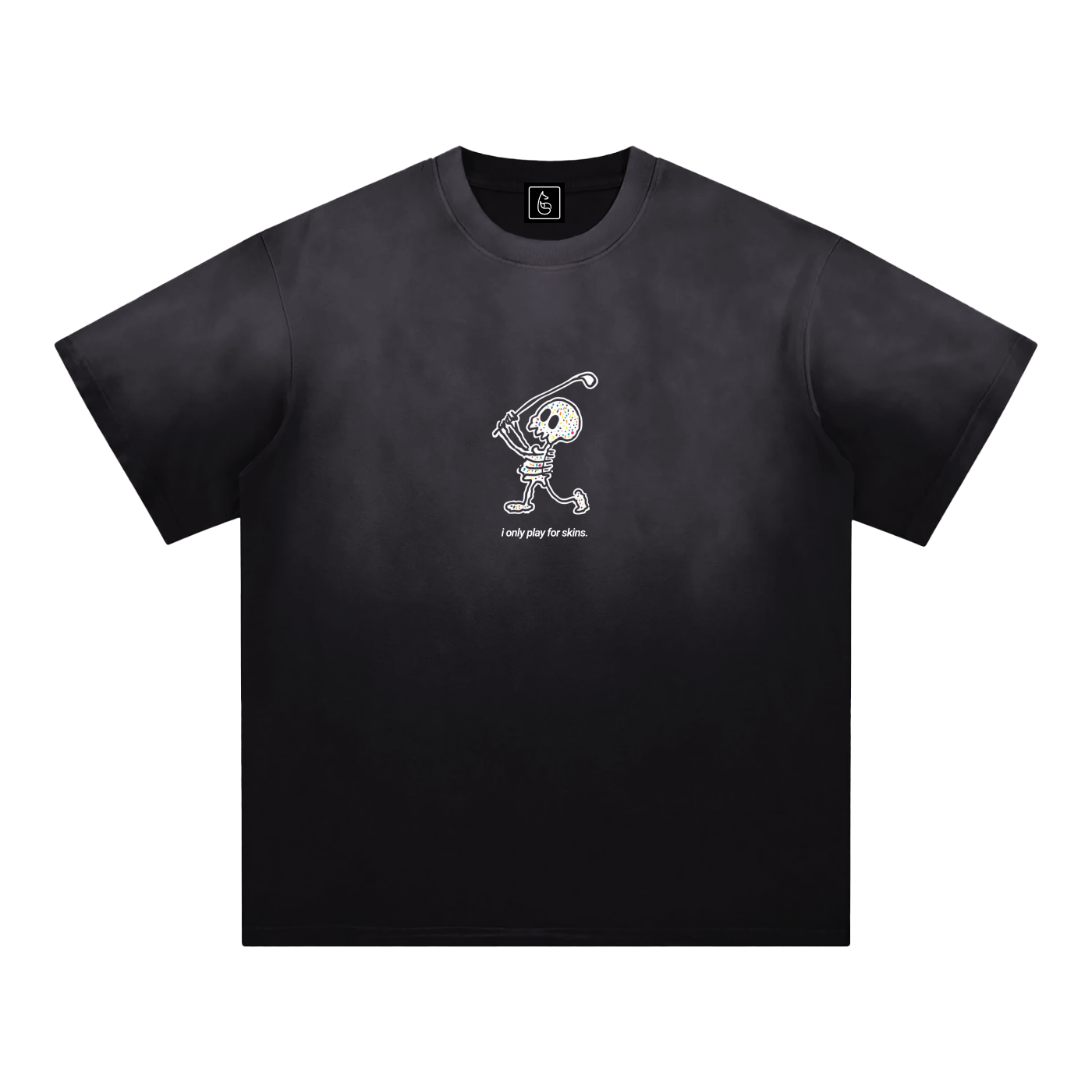Only Play for Skins Faded Golf Tee – sunfaded T-shirt product photo