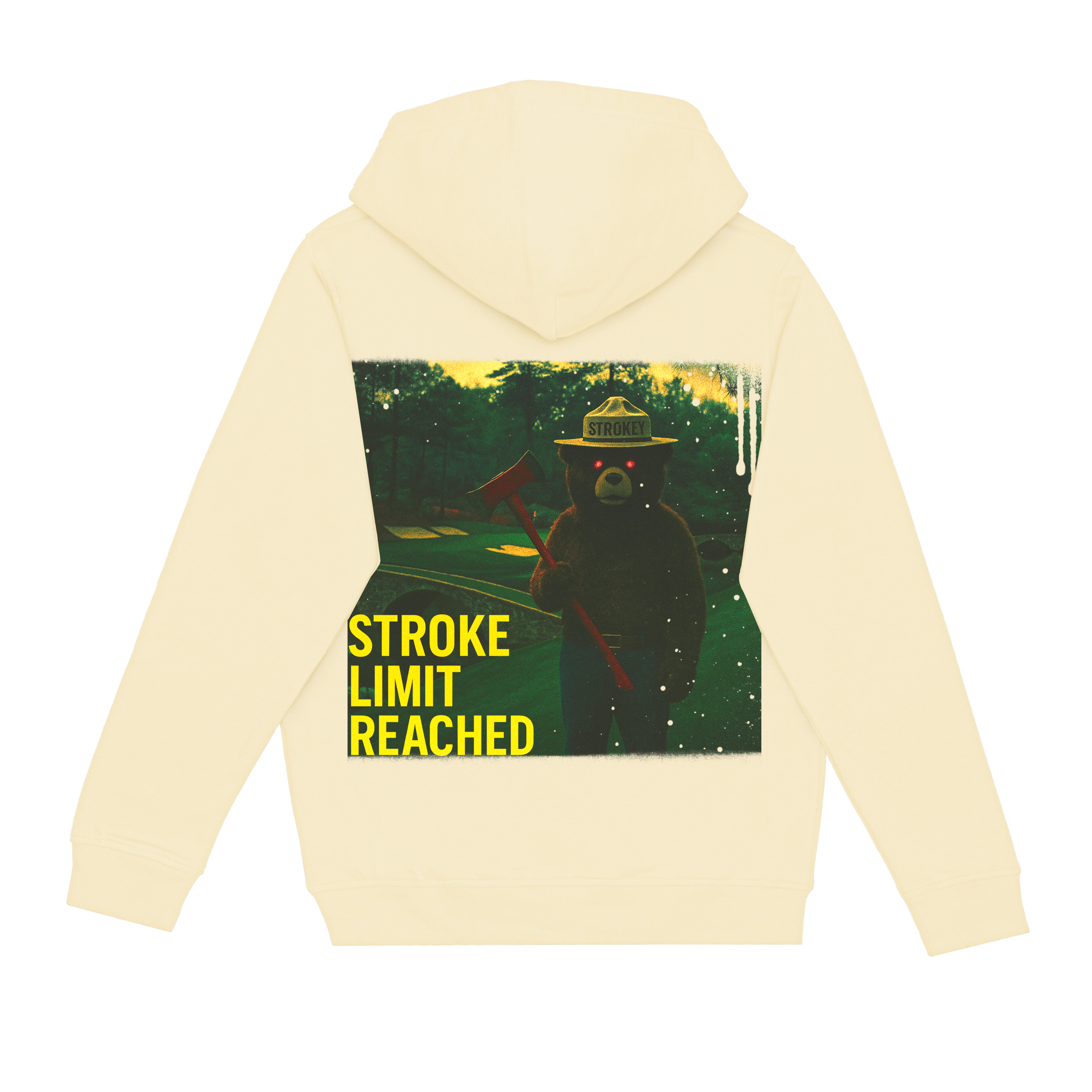 Stroke Limit Ivory Hoodie