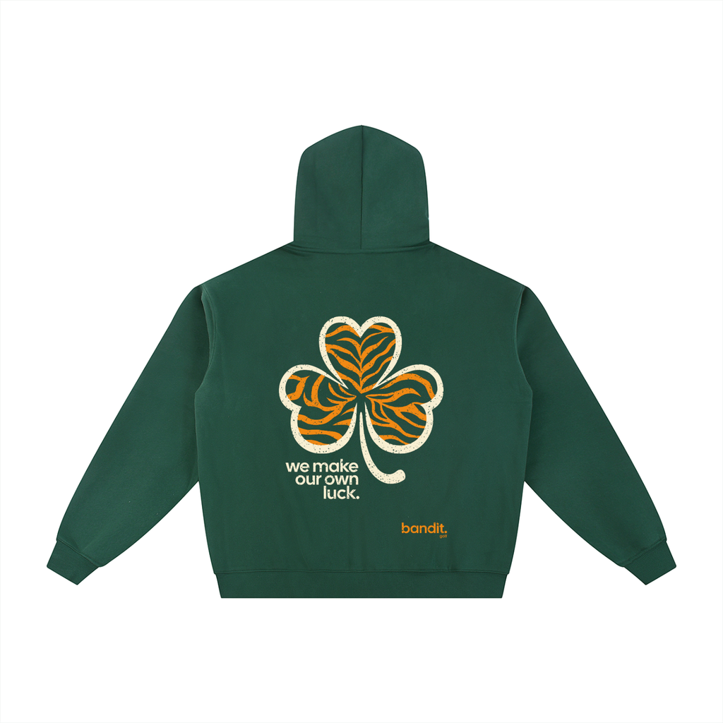 Lucky Fleeced Double Zip Golf Hoodie - Hoodie -