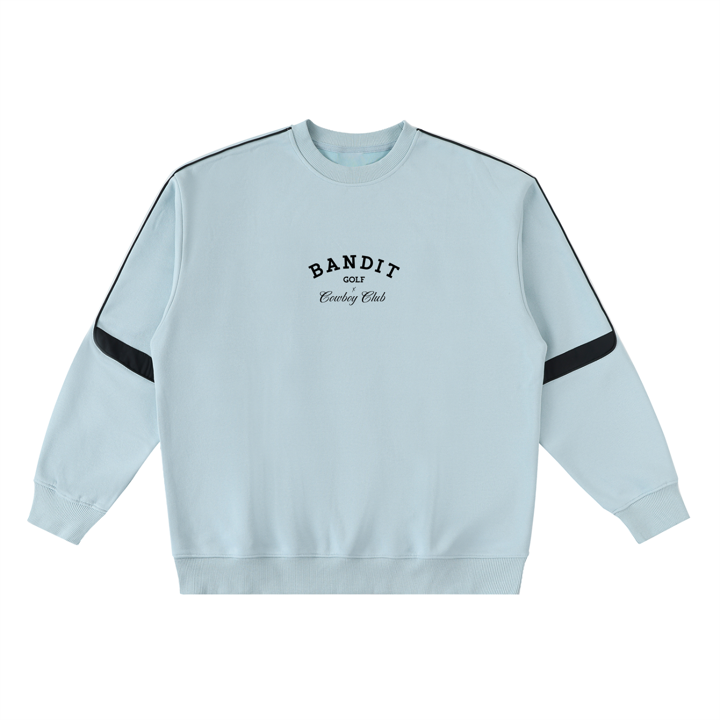 Golf & Cowboy Club Taped Sweatshirt - Sweatshirt - Light Blue