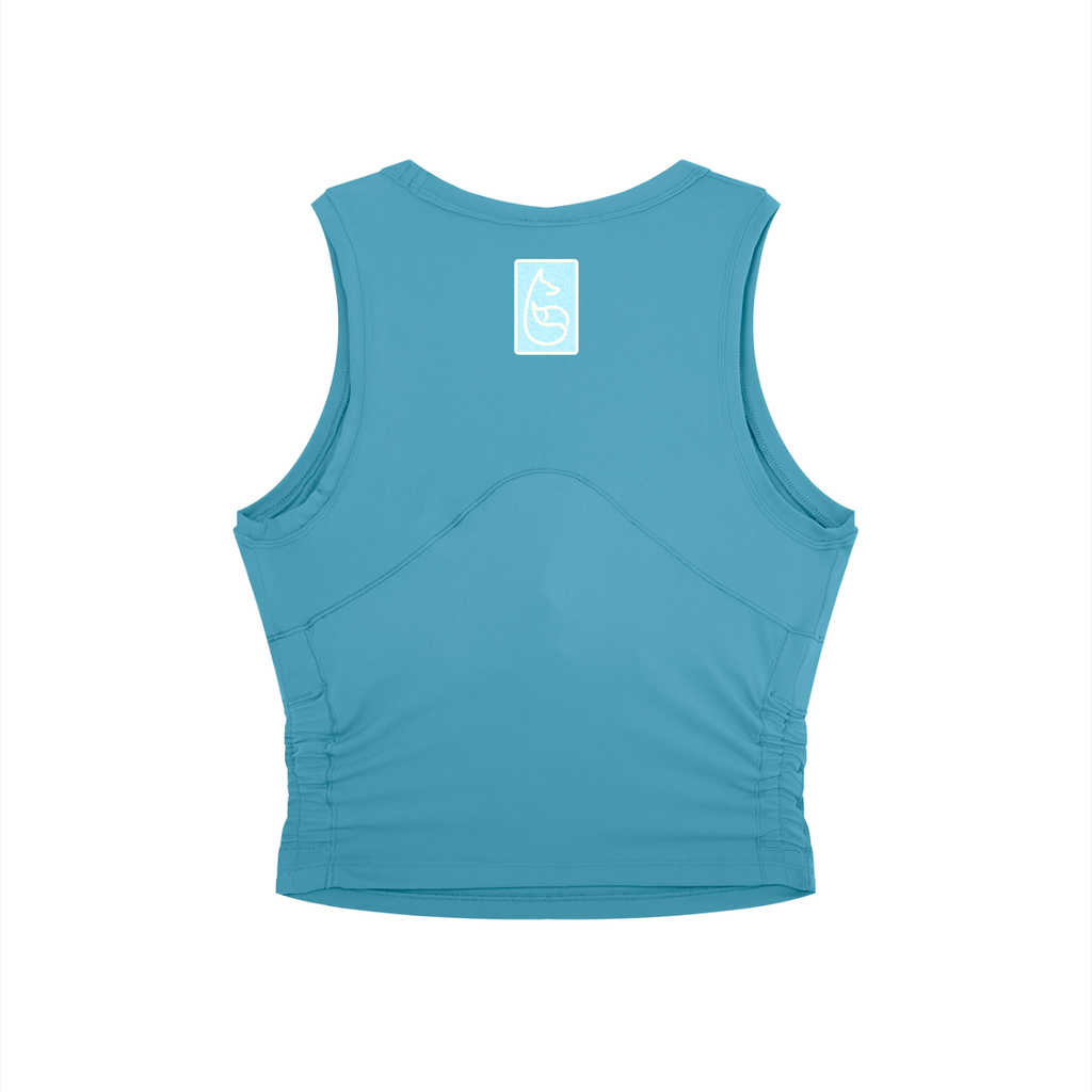 Bandit Crewneck Athletic Tank Top - Tank Top - Lake blue