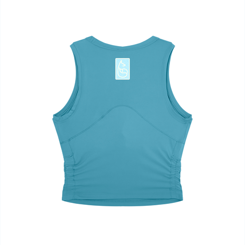 Bandit Crewneck Athletic Tank Top - Tank Top - Lake blue