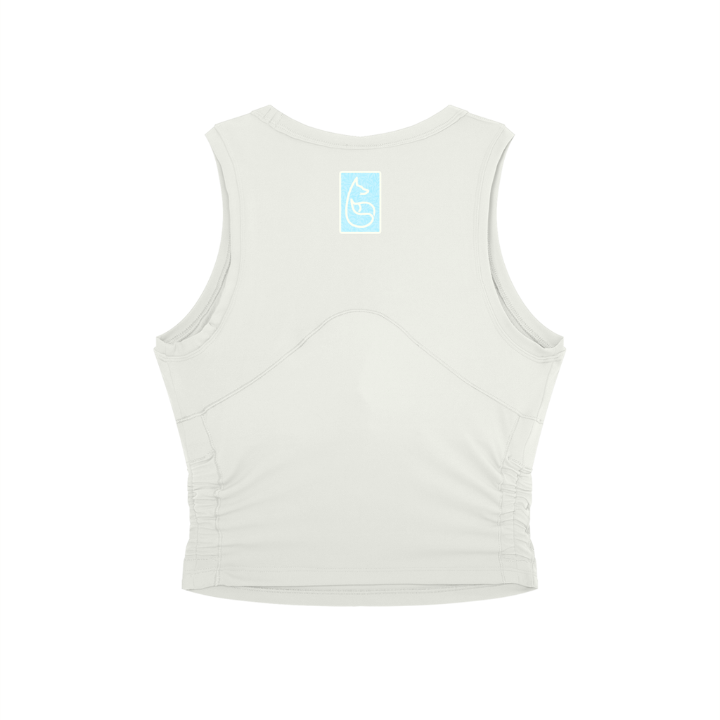 Bandit Crewneck Athletic Tank Top - Tank Top - Beige