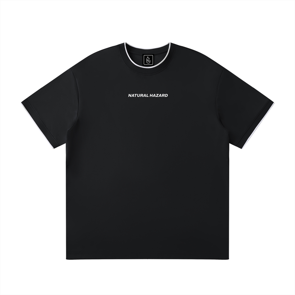 Natural Hazard Golf T-Shirt - T-Shirt - Black