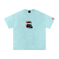 GET IN THE CART Snow Washed Tee - T-Shirt - Water Blue