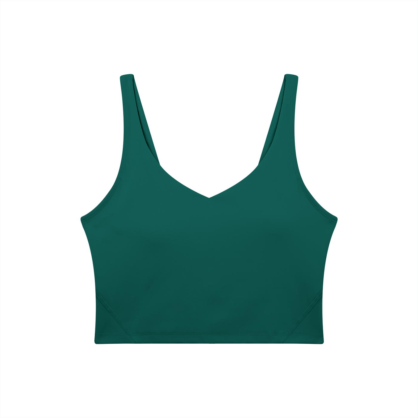 Women's V-Neck Bandit Golf & Cowboy Club Sports Bra - Sports Bra - Dark Green