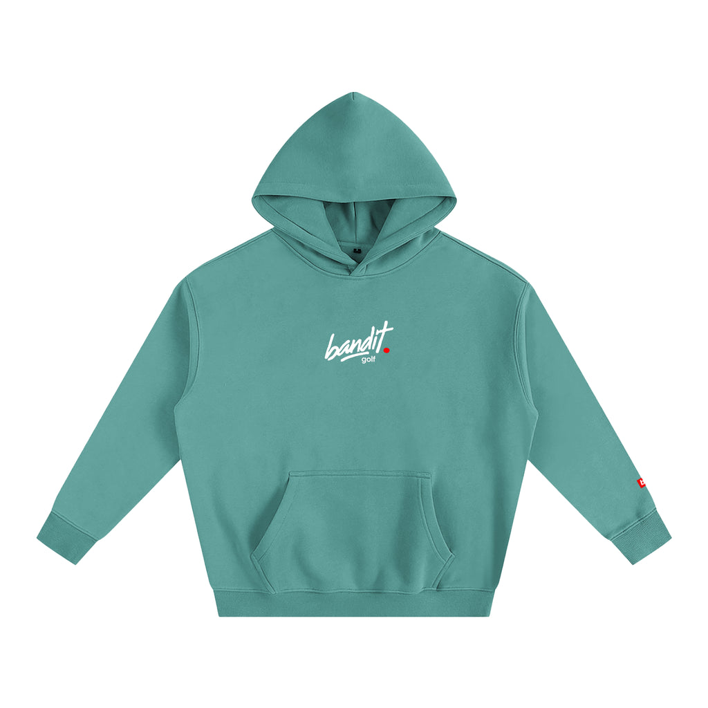 The Essential Fleeced Hoodie - Hoodie - Medium Green