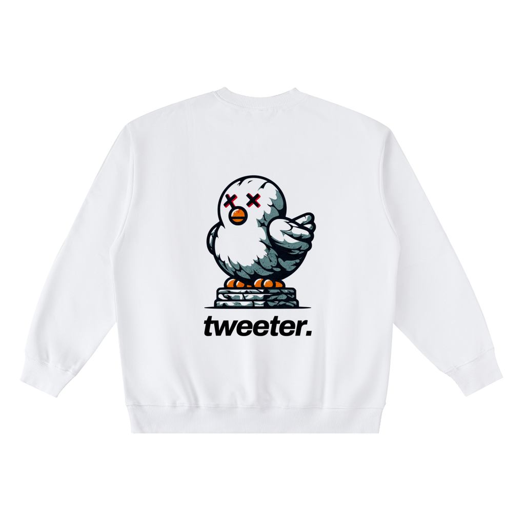 Tweeter. Premium Crewneck Taped Sweatshirt - Sweatshirt -