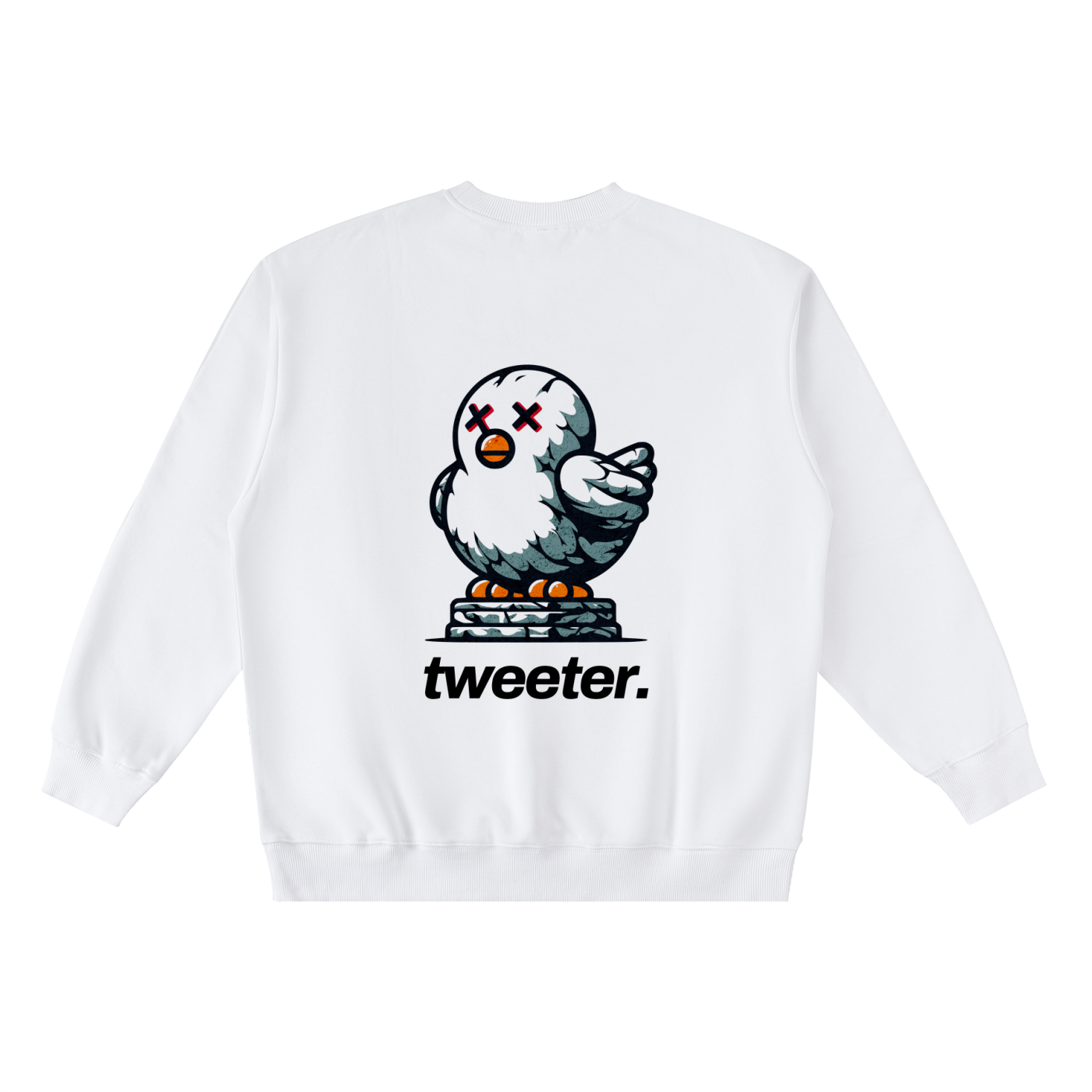 Tweeter. Premium Crewneck Taped Sweatshirt