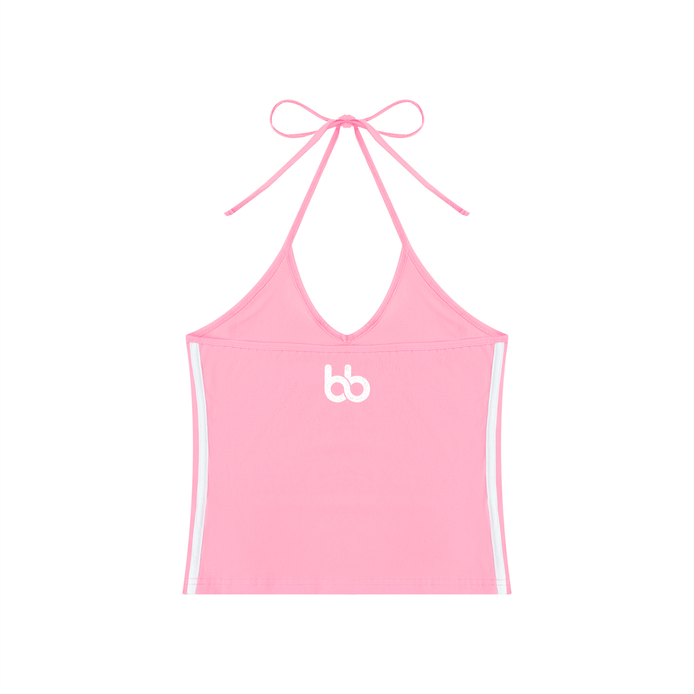 bb Halter Training Cropped Tank - - Pink