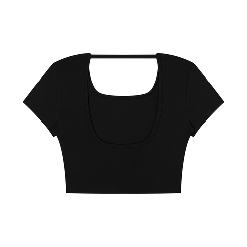 Bandit Golf & Cowboy Club Open Back Cropped T-Shirt - T-Shirt -