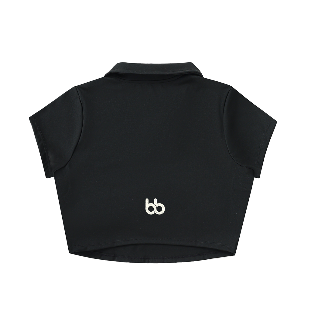 Women’s Interlock Lapel Golf Crop Top - Polo -