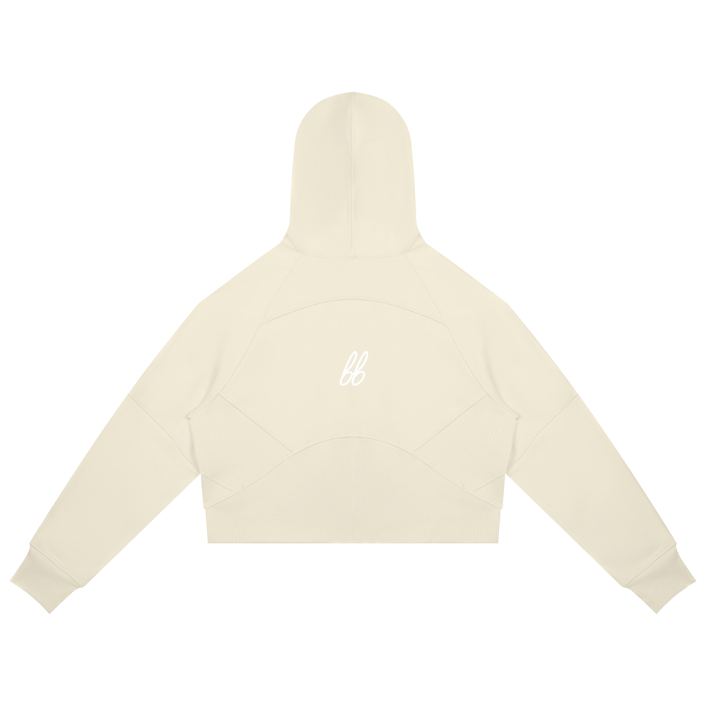 Athletic Cropped bb Hoodie - Hoodie - Mild Apricot