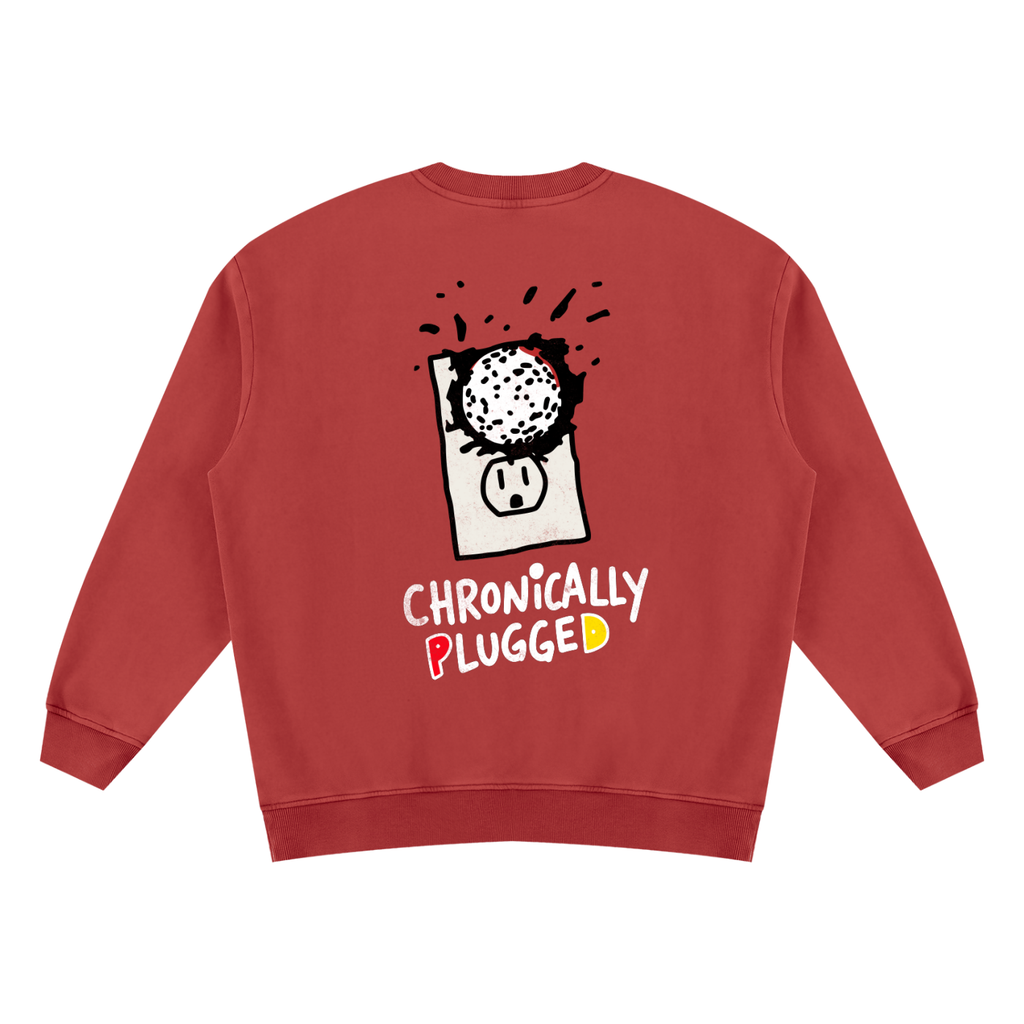 Chronically Plugged Vintage Washed Sweatshirt