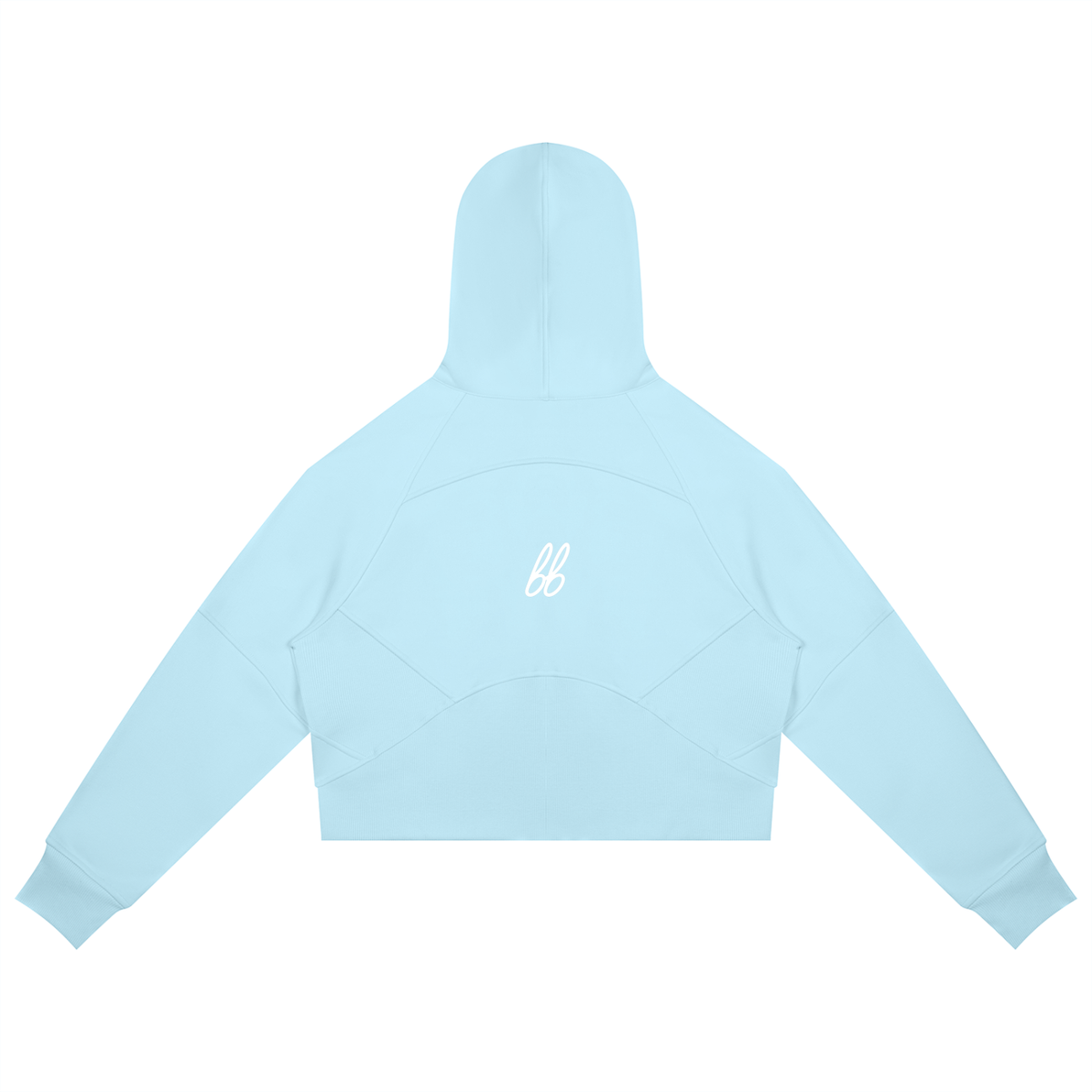 Athletic Cropped bb Hoodie - Hoodie - Sky Blue