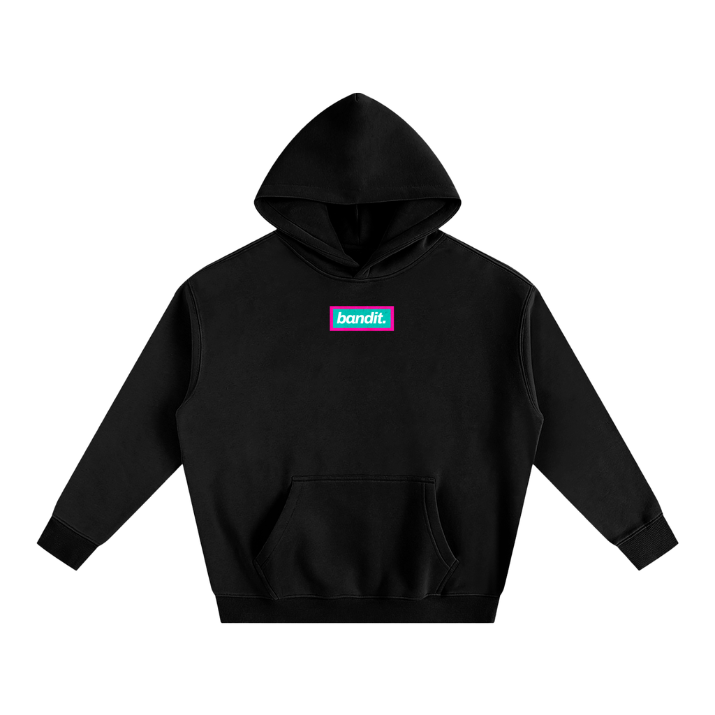 Birdie Brain Fleeced Hoodie - Hoodie - Black